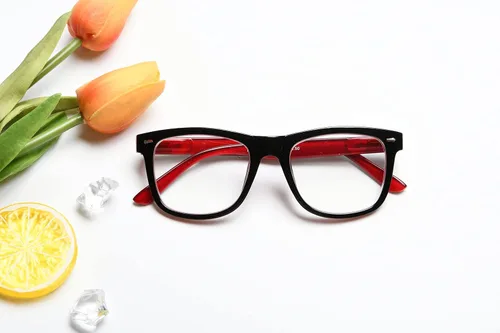Miniatura 6 de Lentes Eyekepper de lectura cuadrados, grandes, para hombres y mujeres, Negro, rojo, 1