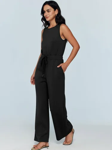 Miniatura 3 de AUTOMET Trajes de otoño para mujer, ropa casual de moda, sin mangas, pierna ancha, pantalones largos