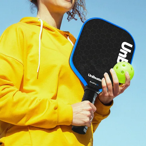 Miniatura 7 de Juego de 2 palas de pickleball aprobadas por USAPA de fibra de carbono de 0.630 in, palas de pickleball para hombres y mujeres, raquetas ligeras