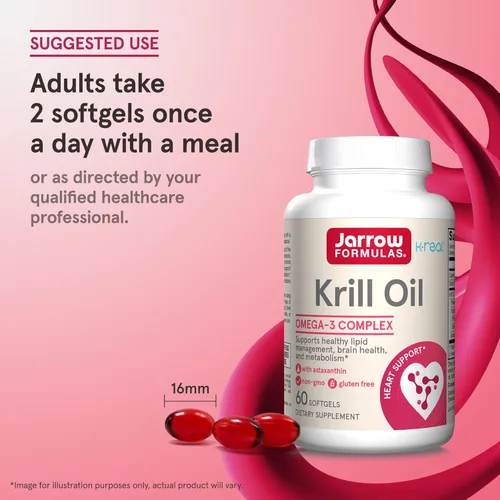 Miniatura 7 de Aceite de krill de Jarrow Formulas , NKO60, 1, 1
