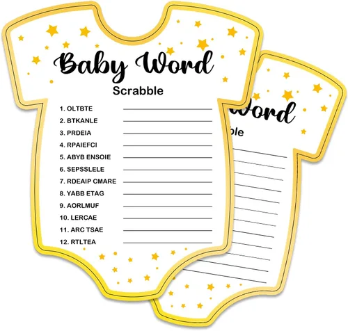 Miniatura 13 de Juegos de baby shower, tarjetas de juego de preguntas para bebés, suministros y actividades divertidos para juegos de fiesta de baby shower, género