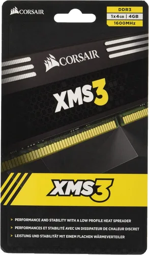 Miniatura 10 de Corsair 16 GB XMS3 (2 x 8 GB) DDR3 SDRAM 1600 MHz 240 pines 16 Kit de doble canal DDR3 1600 (PC3 12800) CMX16GX3M2A1600C11