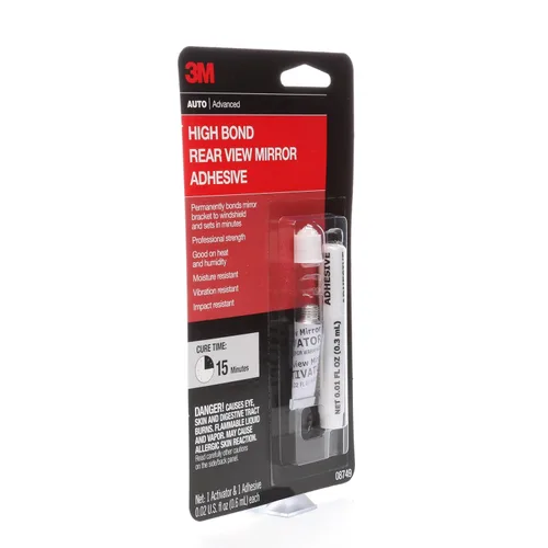 Miniatura 2 de 3MAdhesivo de espejo retrovisor de alta enlace, 08749, 0.02 fl oz