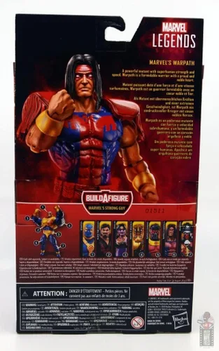 Miniatura 2 de Hasbro Marvel Legends Series Collection - Figura de acción de Marvel's Warpath de 6 pulgadas, diseño premium y 2 accesorios