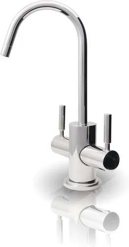 APEC Grifo dispensador de agua potable de ósmosis inversa instantánea fría y caliente cromado (Westbrook Faucet-HC-WST-cm)