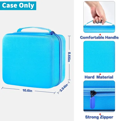 Miniatura 2 de PAIYULE Funda compatible con figuras de Tonies de personaje de reproducción de audio, soporte de almacenamiento de figuras para personajes de Azul