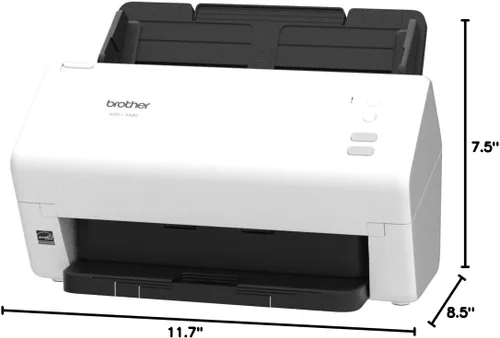 Miniatura 10 de Brother ADS-3100 - Escáner de escritorio de alta velocidad Compacto con velocidades de escaneo de hasta 40 ppm, blanco