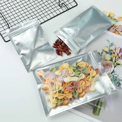 Miniatura 7 de Paquete de 100 bolsas de Mylar para almacenamiento de alimentos de 3.3 x 5.5 pulgadas, bolsas resellables a prueba de olores con ventana
