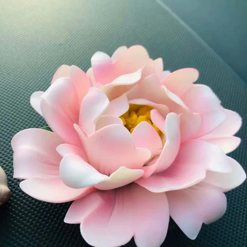 Miniatura 5 de Flores artificiales, flores artificiales de cerámica pura hecha a mano para decoración del hogar, arreglos florales artificiales de peonía