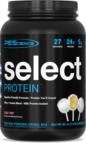 Miniatura 26 de PEScience Select Protein Powder, mezcla de suero y caseína, proteína limpia en polvo para mujeres y hombres, baja en calorías, baja