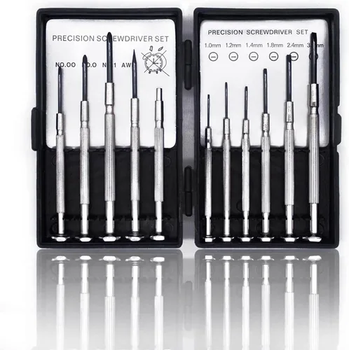 Miniatura 7 de NSZETZ Juego de destornilladores de precisión 25 en 1, kit profesional de herramientas de reparación mini con destornilladores magnéticos