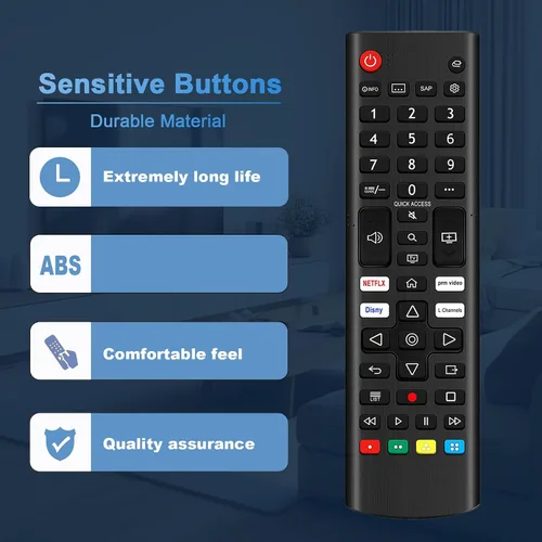 Miniatura 7 de AKB76040302 - Repuesto de control remoto compatible con LG Smart TV 55UQ7570PUJ 55UQ7070ZUE 86UQ7590PUD 27LQ625S 27LQ600S-WU 27LQ600SWU 27LQ615S