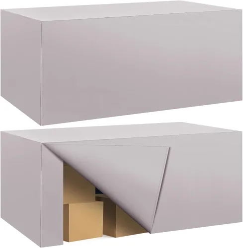 Miniatura 40 de Paquete de 2 manteles ajustados para mesa rectangular de 4 pies, 48 x 24 pulgadas, cubiertas de mesa verde manzana, tela de poliéster resistente al