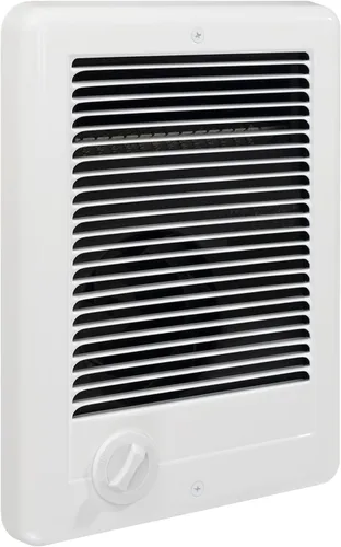 CSC151TW Calefactor Eléctrico de Pared Unidad Completa Con Termostato, 120 Voltios 1500 Vatios, Ventilador Centrífugo de Alta Eficiencia Para Blanco