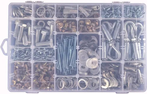 Miniatura 2 de Caja organizadora de plástico con 36 compartimentos, caja de almacenamiento de joyas con divisores ajustables (paquete de 1)