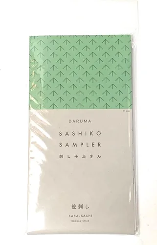 Miniatura 13 de DARUMA Sashiko Sampler - Tela original color azul marino (ángulo recto conectado)