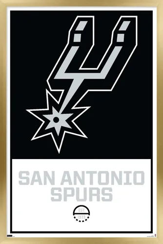 Miniatura 17 de Trends International NBA San Antonio Spurs - Póster de pared con logotipo 21, 22.375 x 34 pulgadas, paquete de póster y montaje prémium Paquete