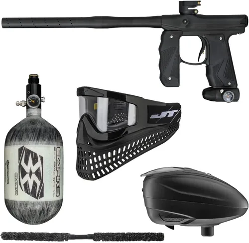 Miniatura 4 de Action Village Empire Mini GS TP Ultimate - Kit de pistola de paintball Polvo Negro/Polvo Azul Oscuro