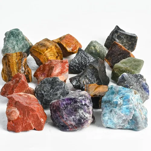Miniatura 11 de Crocon Jaspe Noreena de 1 libra de piedra natural áspera a granel piedra natural cruda para pulir cabbing, gema de pulido, minería, equilibrio