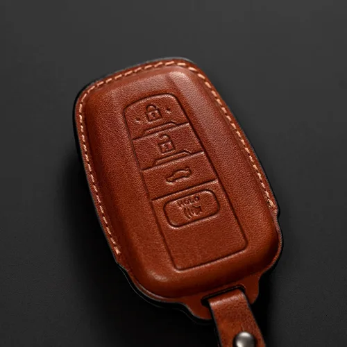 Miniatura 3 de Compatible con Funda para Llavero Toyota de Cuero, Funda Protectora para Llavero Toyota Avalon Camry TRD Corolla Highlander Prius Prime RAV4 Prime