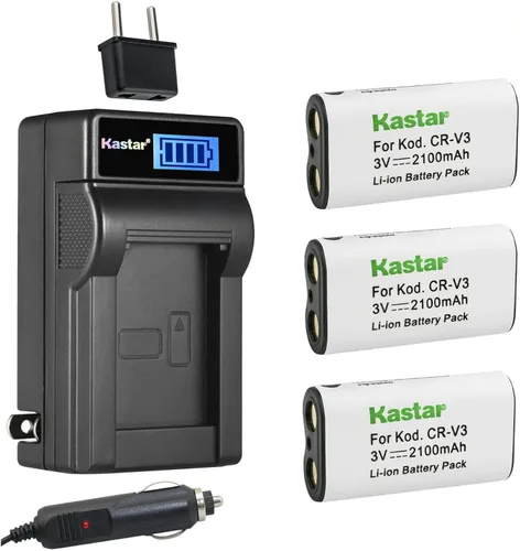 Miniatura 6 de Kastar CR-V3 - Cargador de batería LCD de CA compatible con Sanyo Xacti DSC-SX550, Xacti DSC-SX560, Xacti DSC-X100, Xacti DSC-X110, Xacti DSC-X200