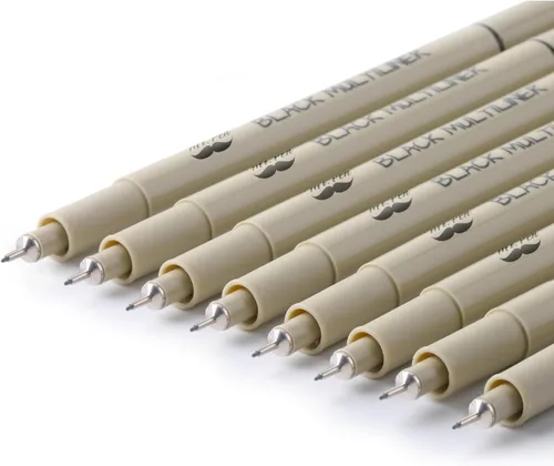 Miniatura 14 de Mr. Pen - Fineliners negros, bolígrafos de punta fina, 0.010 in, paquete de 4 bolígrafos bíblicos que no se corren, bolígrafos de punta fina
