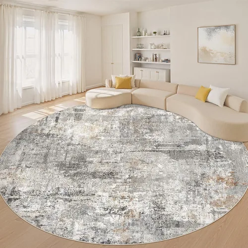 Miniatura 187 de Alfombra de pasillo lavable para cocina: 3 x 10 pies, antideslizante, abstracto, suave, moderno, resistente a las manchas, para interiores, piso