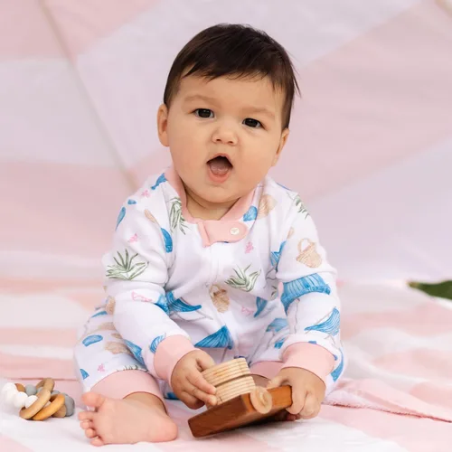Miniatura 122 de Burt's Bees Baby - Pijama de una pieza para bebé, mameluco para dormir y jugar, algodón 100% orgánico, cremallera frontal