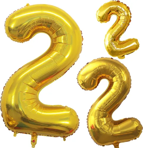 Miniatura 409 de Goer, conjunto de globos de papel aluminio para decoraciones de cumpleaños, globos de las letras de feliz cumpleaños y de números Oro