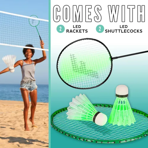 Miniatura 2 de Franklin Sports Badminton Racket + Birdie Set - Replacement Badminton Equipment for Kids + Adults - 2 Player - 4 Player Badminton Racket Sets