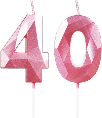 Miniatura 149 de Velas de cumpleaños número 15, velas número 15, velas de feliz cumpleaños de oro rosa para pastel, decoraciones de cobertura de pastel de diseño 3D