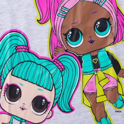 Miniatura 4 de L.O.L. Surprise! Conjunto de camiseta y pantalones cortos de manga corta para niñas pequeñas y grandes