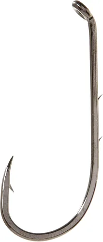 Gamakatsu 05412 Gancho de acero de alto carbono con vástago de púas, 7 unidades, acabado plateado