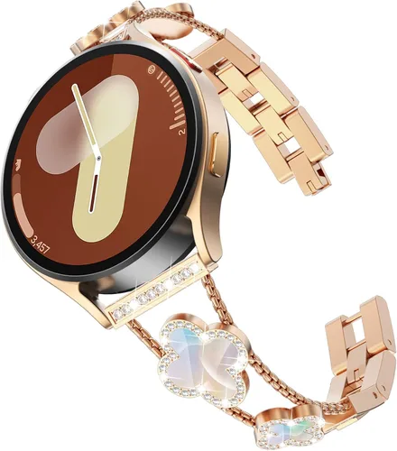Miniatura 48 de KADES Compatible with Samsung Galaxy Watch 8/8 Classic / 7/6 / 5/4 Band, 40mm 44mm 45mm 47mm, Luxury Diamond Bracelet Chain Band for Women, Bling