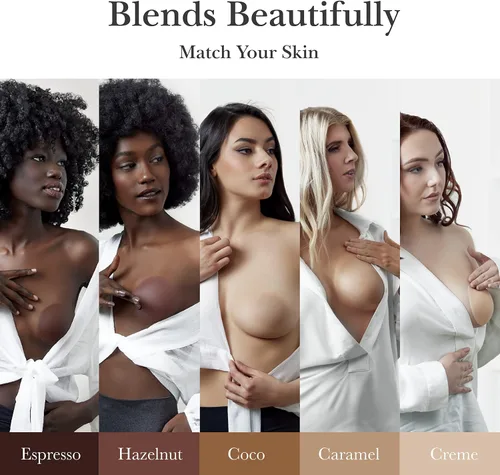 Miniatura 7 de Nippies Fundas extra para pezones para mujer Pasties de sujetador de silicona adhesiva, talla única