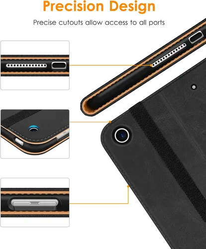 Miniatura 5 de DTTO Funda para iPad de 9ª/8ª/7ª Generación de 10.2 Pulgadas 2021/2020/2019, Funda de Soporte Folio Empresarial de Cuero Premium con Soporte