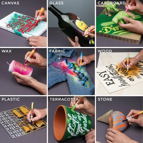 Miniatura 6 de Molotow ONE4ALL - Juego de rotuladores de pintura acrílica 10 colores básicos #1