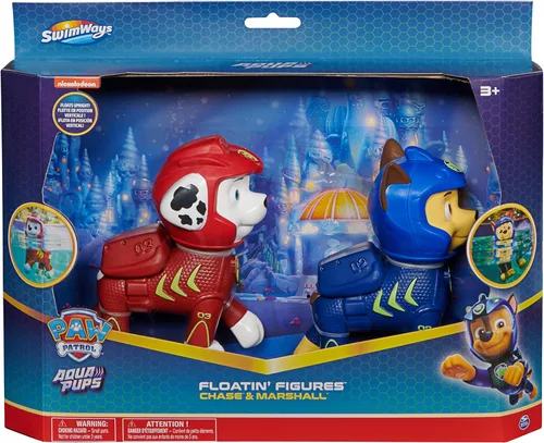 Miniatura 7 de SwimWays Figuras flotantes de la Patrulla Canina y Marshall, accesorios de piscina y juguetes de piscina para niños, juguetes de la Patrulla Canina