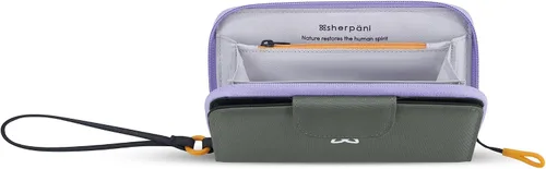 Miniatura 16 de Sherpani Tulum, cartera grande de nailon con cremallera alrededor, cartera con tarjetero organizador para mujer