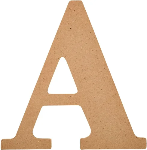 Miniatura 9 de Plaid Letra de madera sin terminar, superficie de madera de 5" perfecta para proyectos de bricolaje, artes y manualidades, 63572