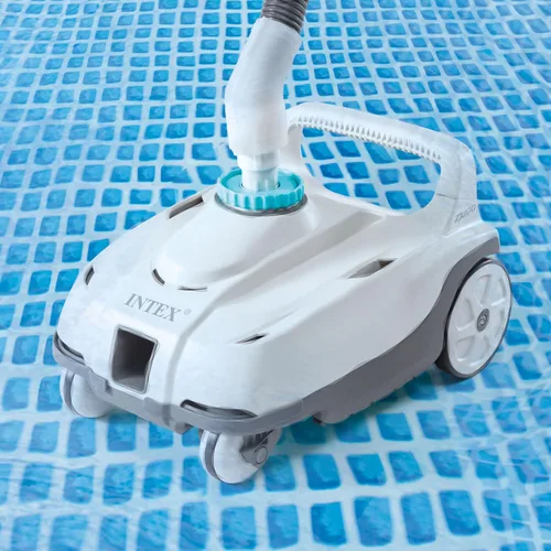 Miniatura 6 de Intex ZX100 Limpiador automático de piscina lateral a presión con 26679EG 2,150-GPH 16" Krystal Clear Salwater System y bomba de filtro de arena