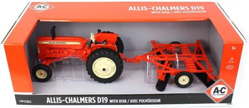Miniatura 6 de ERTL 1/16 Allis Chalmers D-19 Tractor con grada de discos 16441
