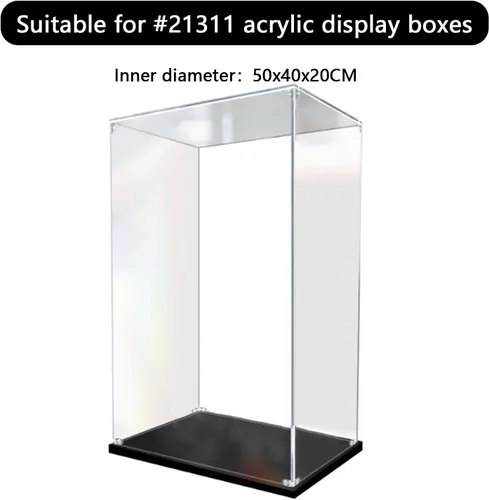 Miniatura 2 de Caja de exhibición de acrílico para el modelo #21311, caja de almacenamiento de protección impermeable a prueba de polvo, compatible con #21311