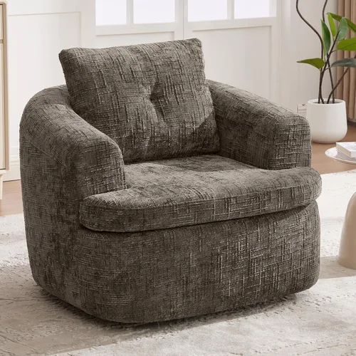 Miniatura 18 de Modern Velvet Armless Accent Living Room Chair,Upholstered Fabric Button Comfortable Leisure Chair with Wooden Legs for Bedroom,Office (Beige Velvet)