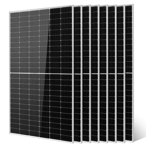 Miniatura 9 de SUNGOLDPOWER UL61730 - Panel solar de 450 W, 8 unidades, monocristalino, célula de clase A, rígido, alta eficiencia, carga de 12 V/24 V/48 V