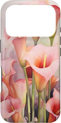 Miniatura 29 de iPhone 13 Pro Calla Lilies Flower Floral Watercolor Case