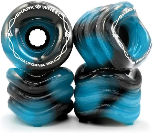 Miniatura 16 de Shark Wheel 60 mm ruedas para Longboard de crucero, Fórmula DNA, juego de 4 ruedas
