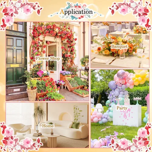 Miniatura 4 de 30 piezas de púas florales de alambre de metal de 13 pulgadas, soporte de tarjeta de metal para nombre, clips de número, soporte de imagen, soporte