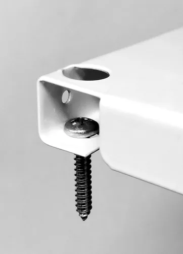 Miniatura 4 de Tablero horizontal para herramientas de garaje para pared, dos tablas de 32 pulgadas de ancho x 16 pulgadas de alto, fáciles de instalar Blanco