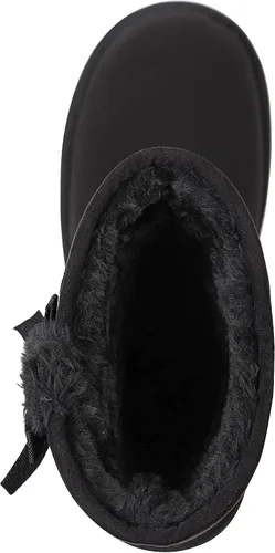 Miniatura 6 de KRABOR Womens Suede Snow Boots Mid-Calf Winter Shoes with Side Bows